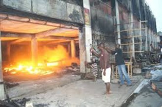 Togo : Nouvel incendie au grand marché de Lomé